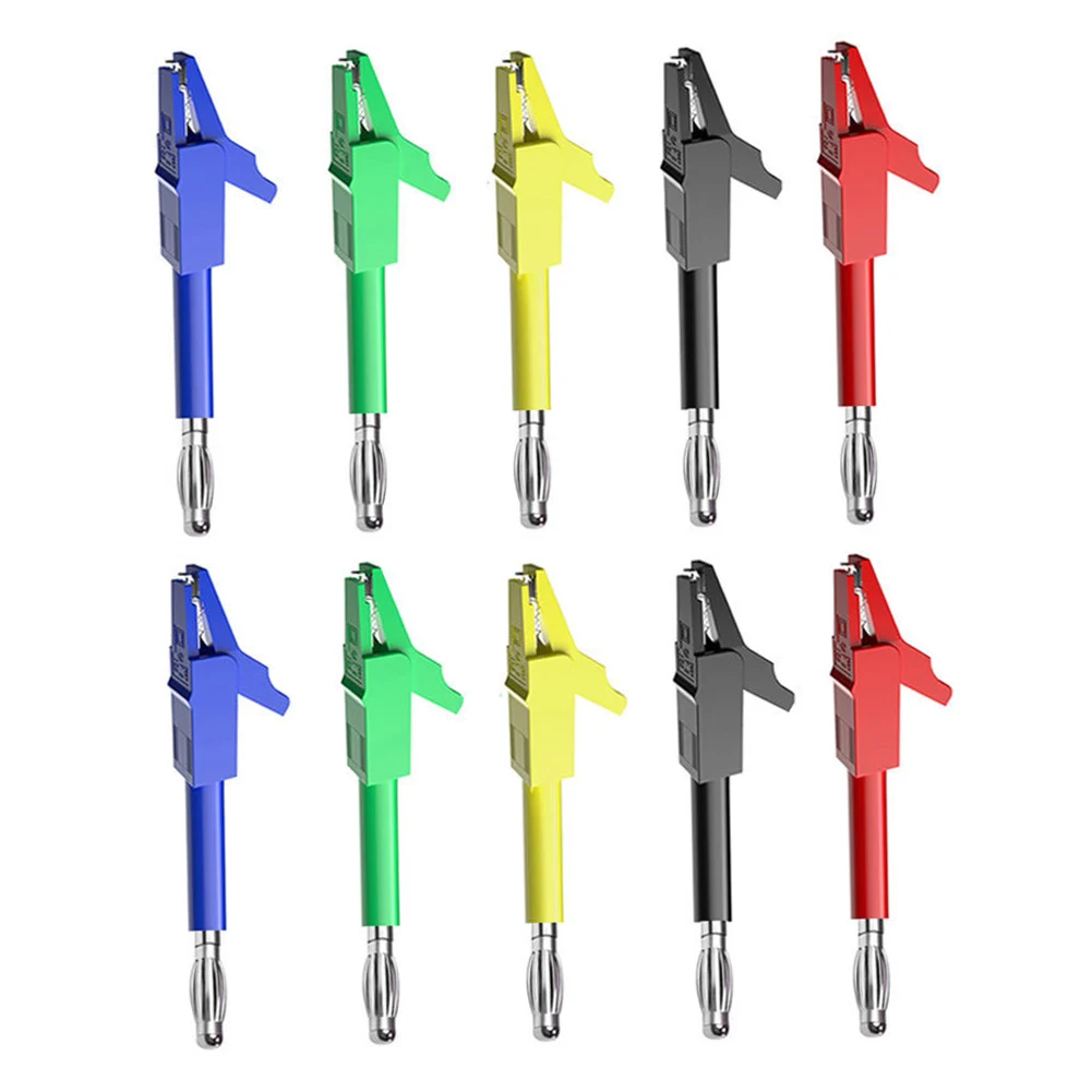 

Электрический разъем «банан» Разъем «папа» Электрические приложения 12 мм Челюсть Открытая CATII 300 В Высокопрочный нейлон