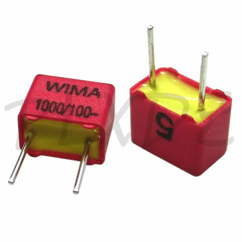 10 Buah Kapasitor Film WIMA Audio Hi-Fi 63V 100V 0.1UF 1NF 0.01 1UF 2.2UF 3.3UF 47NF 22NF 0.22 0.47UF 100PF 1000PF 104 102 101 105