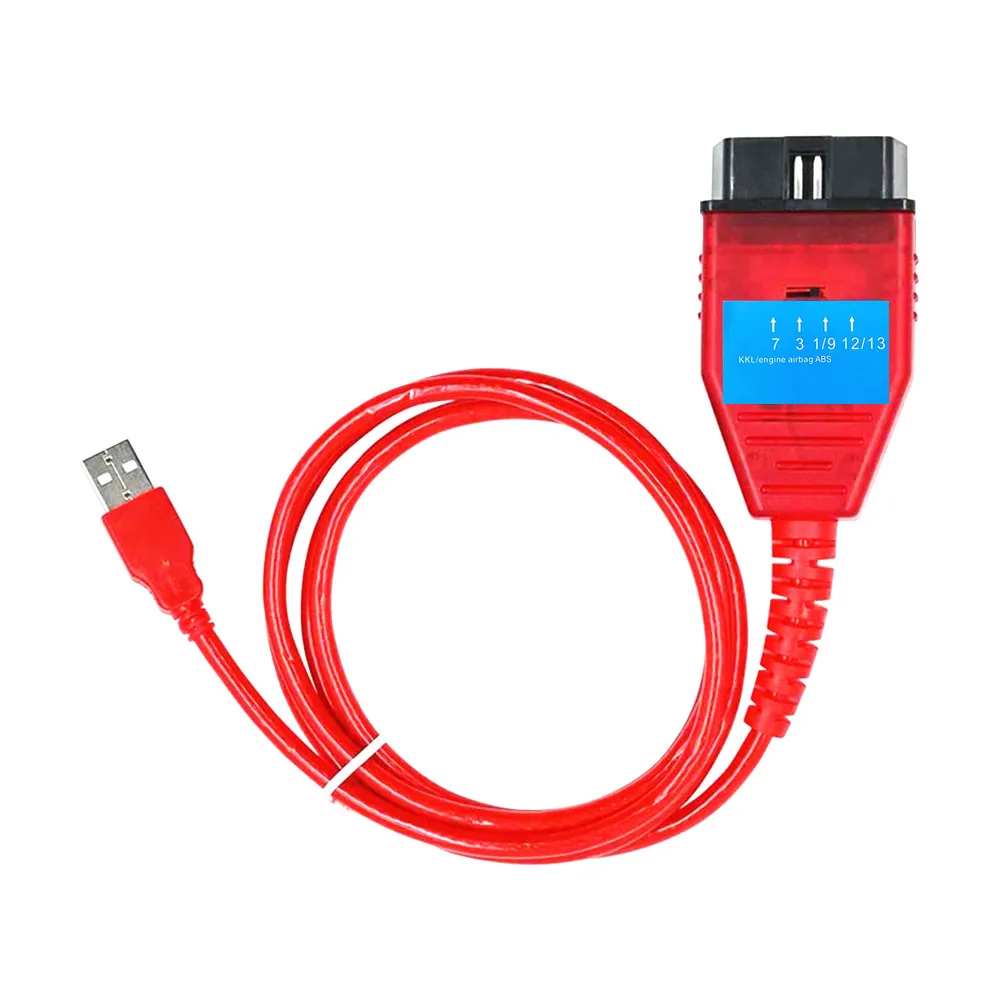 VAG 409 New Red PCB Board 9241A Chip VAG KKL FTDI FT232RL For VAG KKL USB Tool OBD2 USB Diagnostic VAG409.1 KKL Switch