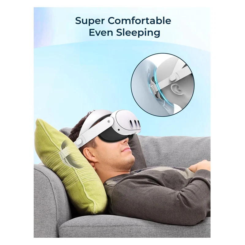 Adjustable VR Headset Head Strap For Meta Quest 3 Headband Head Strap For Meta Quest 3 VR Accessories
