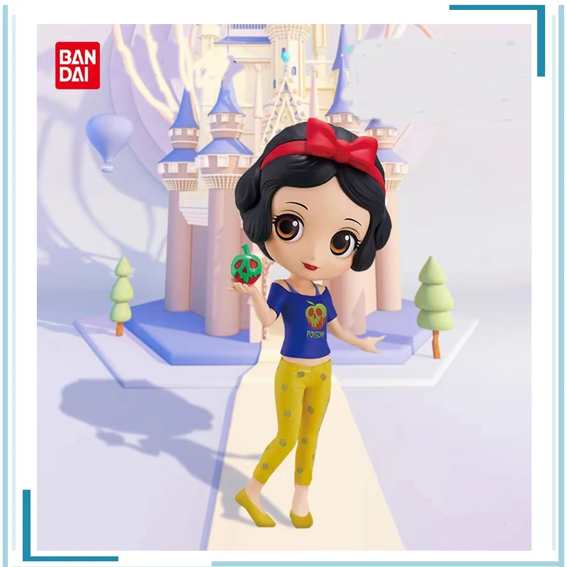 

BANDAI Qposket Anime Disney Princess Snow White Jasmine Casual Clothes Image Childhood Memoriesay Gives A Girl Figure Model Toys