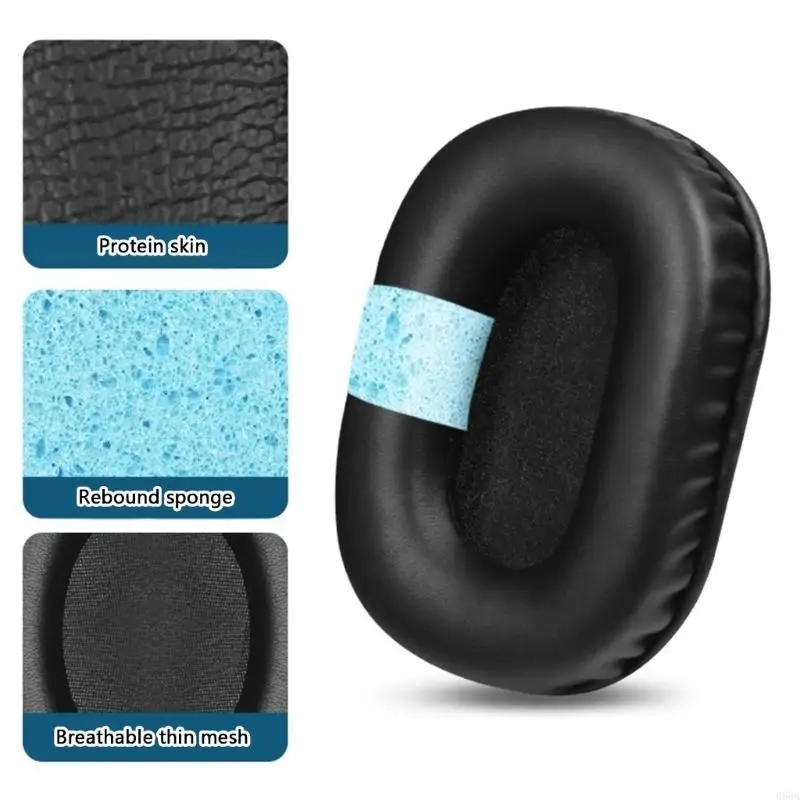 Proteína proteína couro para os fones ouvido almofada para os fones ouvido tx301 almofadas ouvido fones da