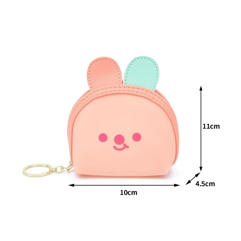 Mini monedero de silicona con hebilla suave para mujer, monedero femenino, monedero de mano, monedero de mano, monedero de Animal