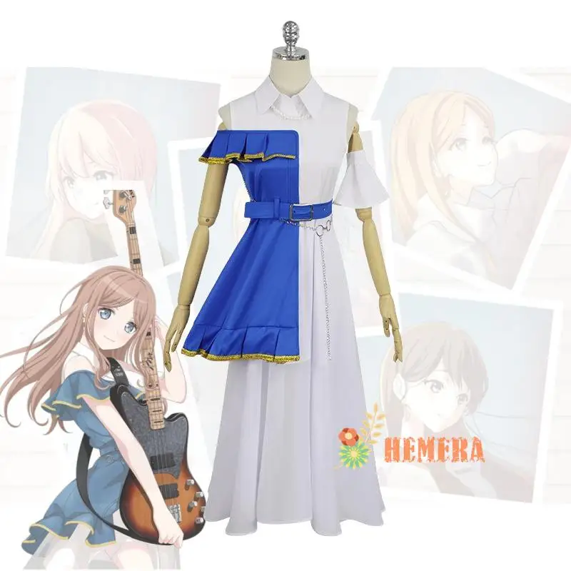 Nagasaki Soyo Anime Game BanG Dream CRYCHIC MyGO Cosplay Costume Women Clothes And Wig Free Gift Cosplay Band Bass Player Set