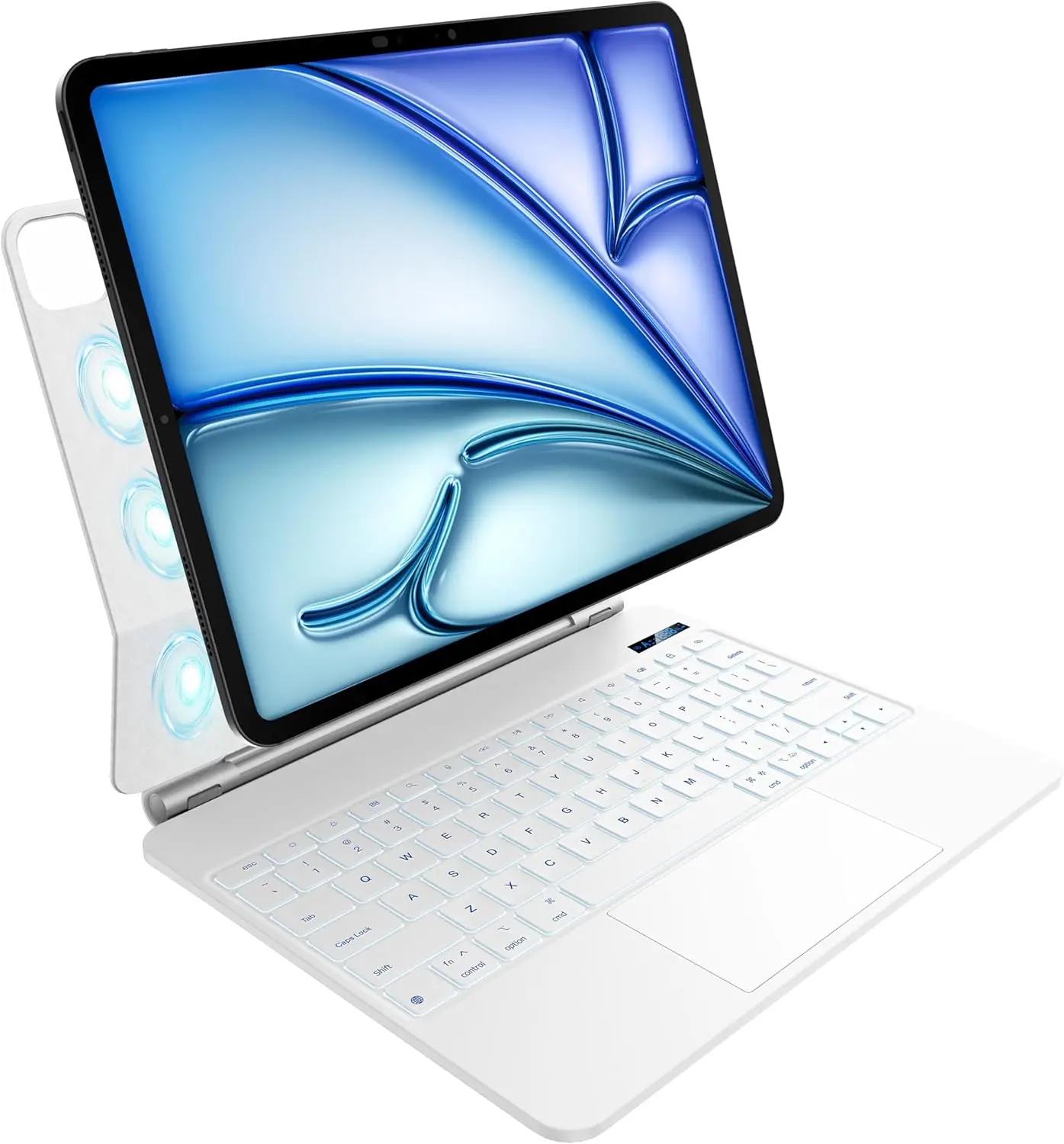 

Keyboard Case for 2024 iPad Air 13 and iPad Pro 12.9 6th, 5th, 4th, 3rd Gen,Magic Keyboard for iPad Pro 12.9, Trackpad,Magnetic