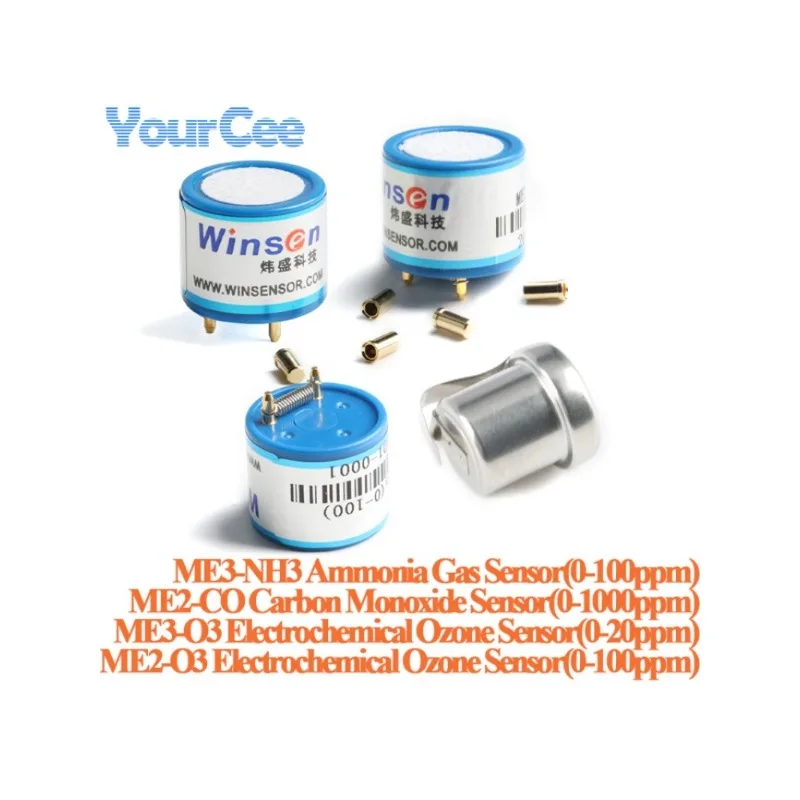 ME3-O3 ME2-O3 Electrochemical Ozone Sensor ME3-NH3 Ammonia Gas Air Sensor Module ME2-CO Carbon Monoxide Sensor 0-1000ppm