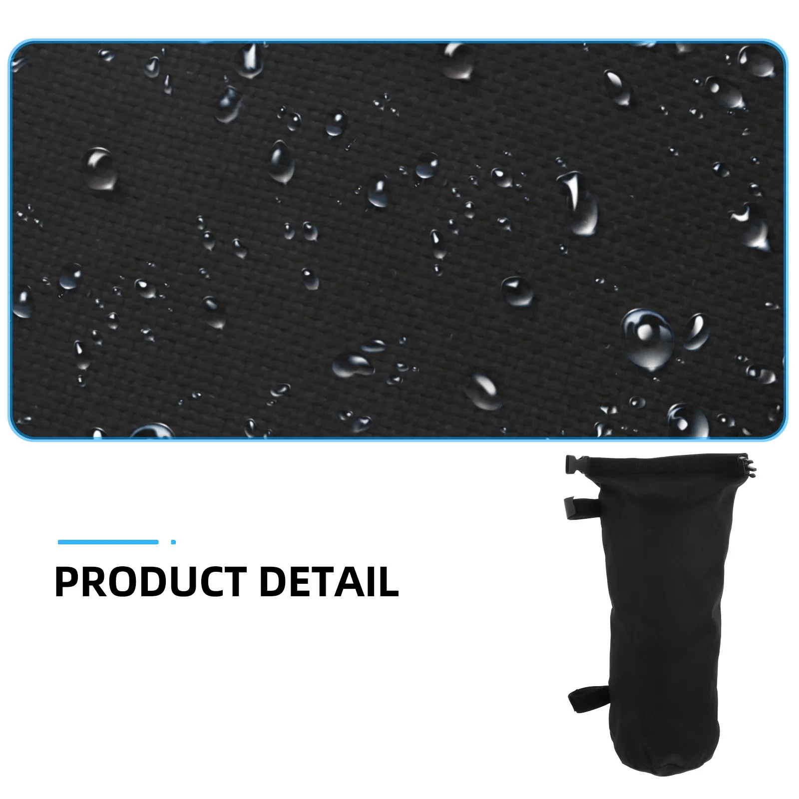 

2Pcs Tent Fixed Sandbags Heavy Duty Outdoor Round Weight Waterproof Cloth Material Adhesive Straps Handle Design Canopy Pergola