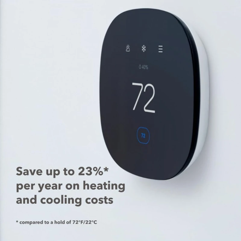 Smart Thermostat - Programmable Wifi Thermostat - Works with Siri, Alexa, Google Assistant - Energy Star Certified