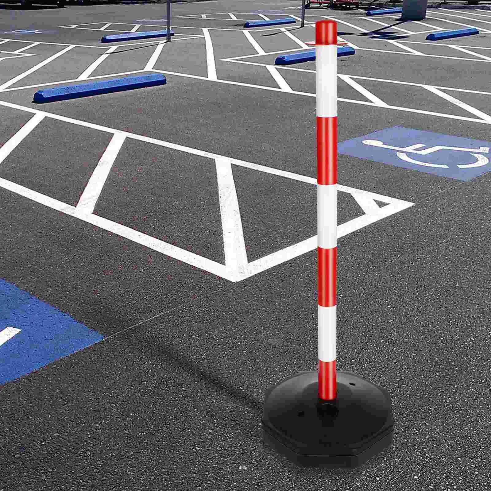 Conos de estacionamiento, delineador de tráfico, conos de poste, pila de advertencia, barrera de cono de seguridad, poste divisor de tráfico,