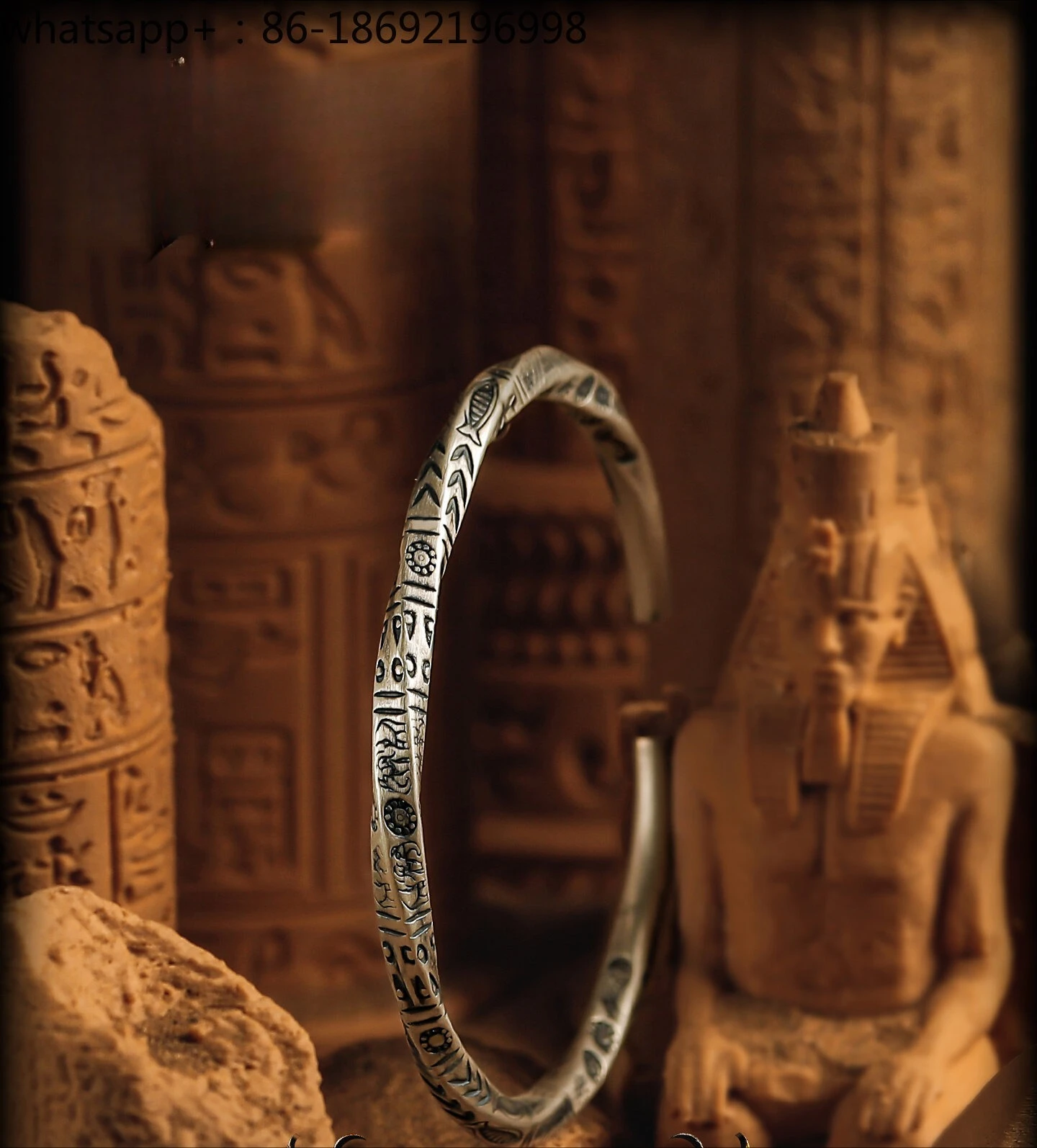 [Void] Retro Niche Silver Bracelet Men's Mobius Bracelet Simple and Versatile Silver Jewelry