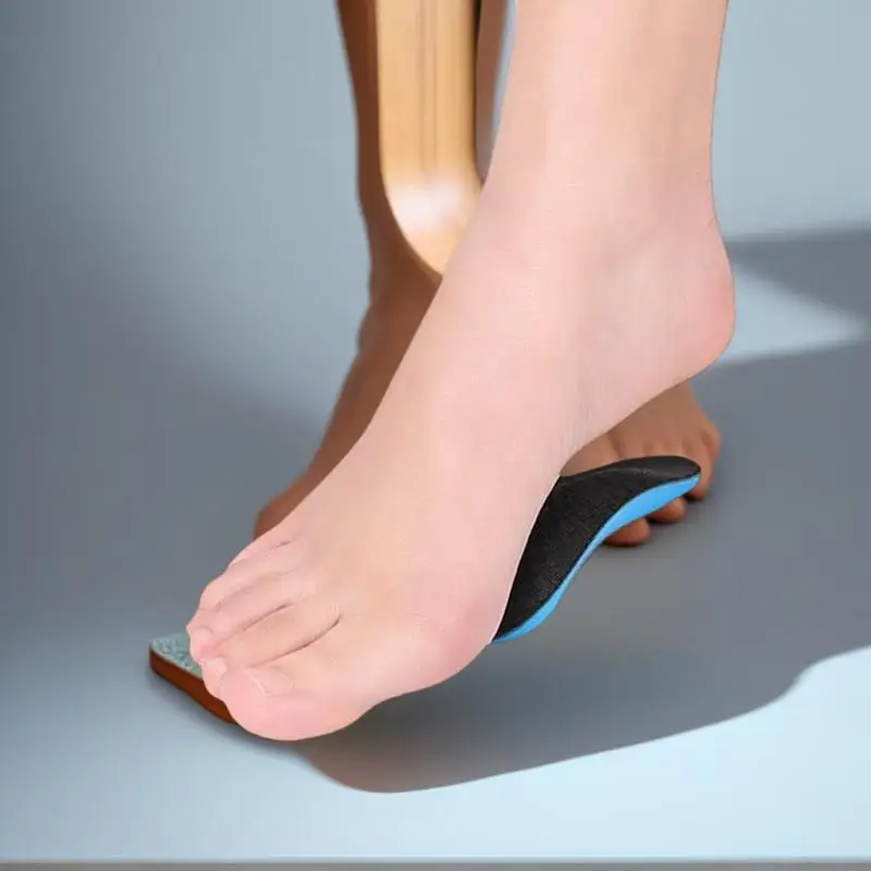 New 2PCS EVA Soft Flat Arch Support Half Pad Sports Relieve Foot Pain And Improve Posture Sports Wear Shoe Insert Accessorie