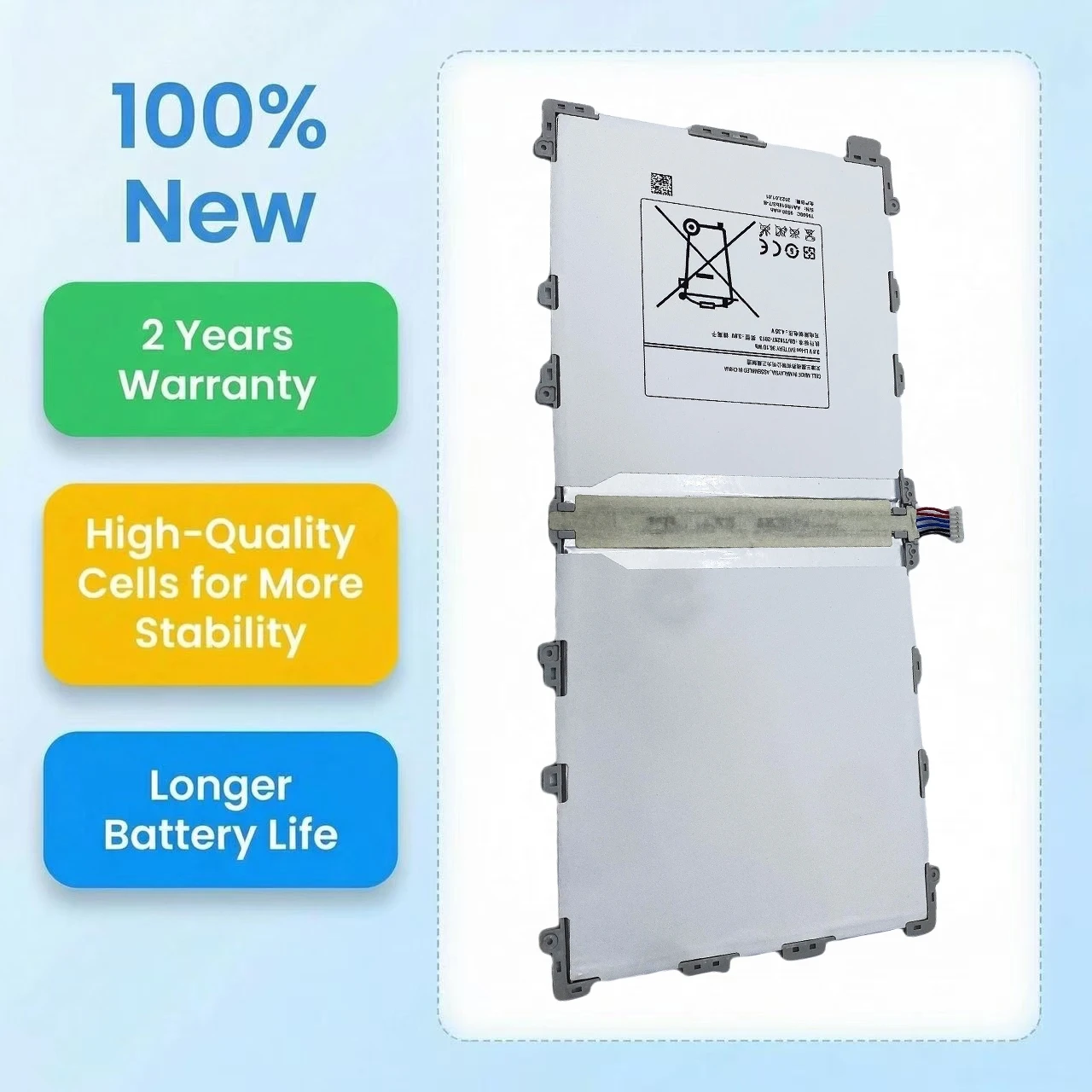 New T9500C Tablet Battery For Samsung Galaxy Tab Note Pro 12.2 SM-T900 SM-P900 SM-P901 SM-P905 T9500K T9500E T9500U CS-SMP900SL