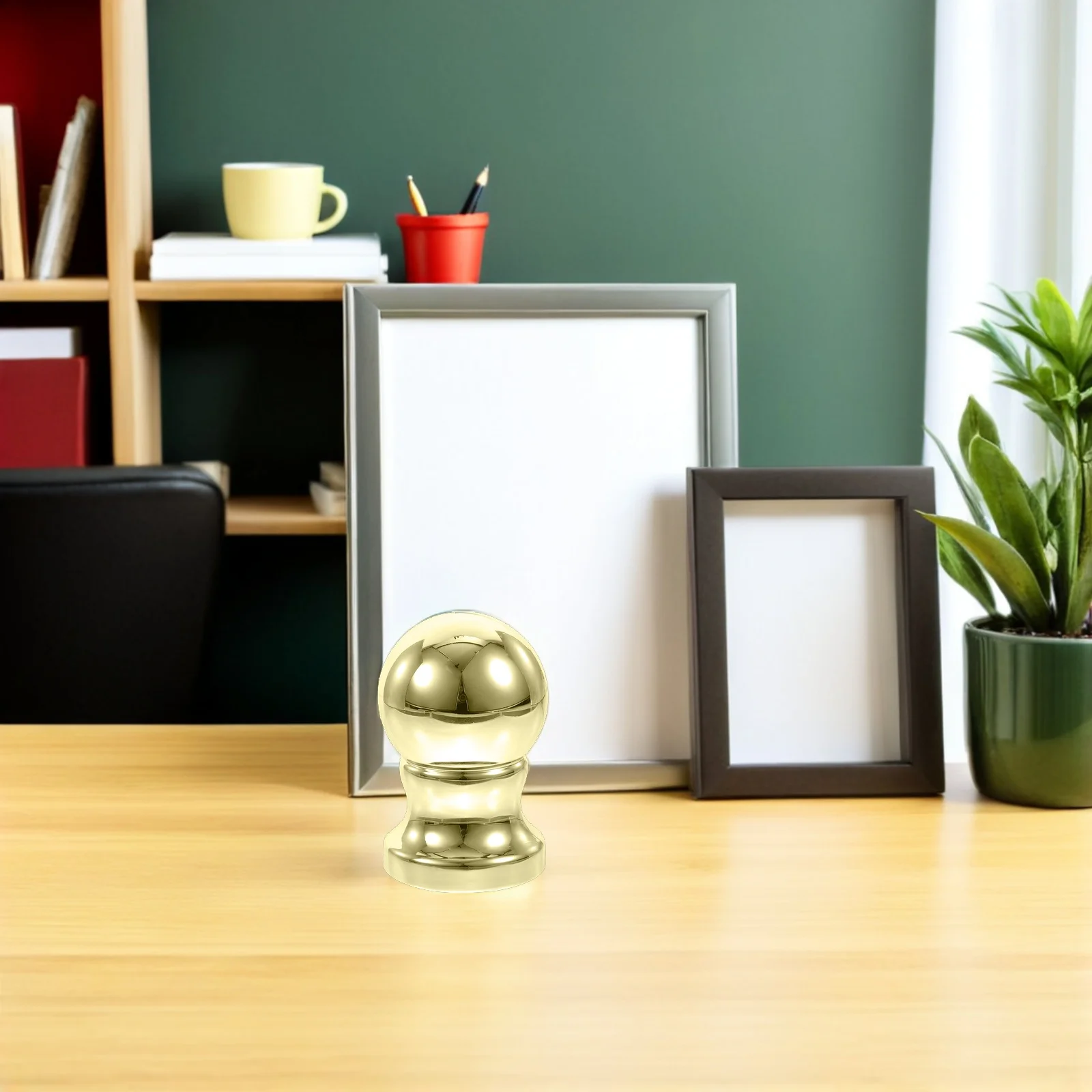 

3Pcs Rotating Flagpole Finial Top Ball Multiflag Compatibility for Indoor Outdoor Use Flagpole Ball Topper Ornament