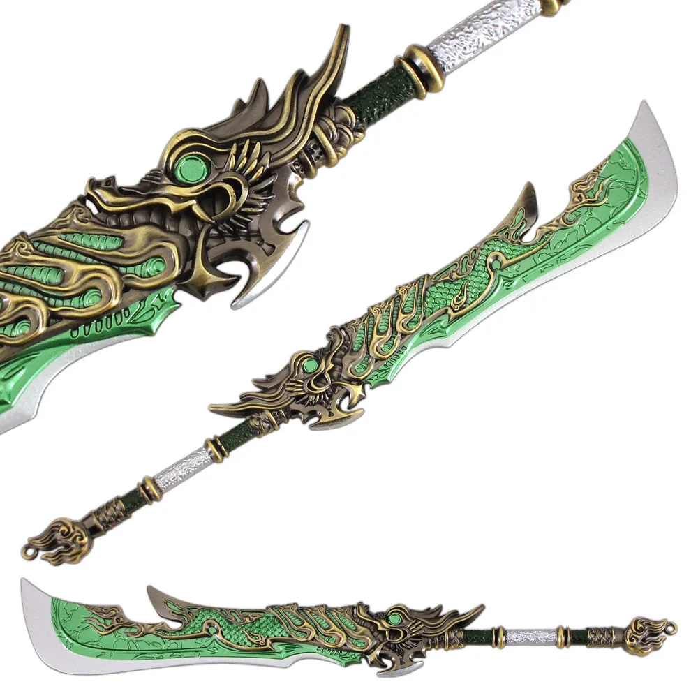 30 cm Naraka: Bladepoint Melee Arma Longpan Spadone Gioco Periferico Metallo Samurai Spada Arma Modello Portachiavi Regali Giocattoli Ragazzo