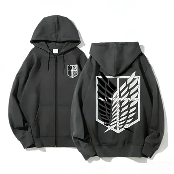 Sudadera con capucha de Anime Attack on Titan para hombre y mujer