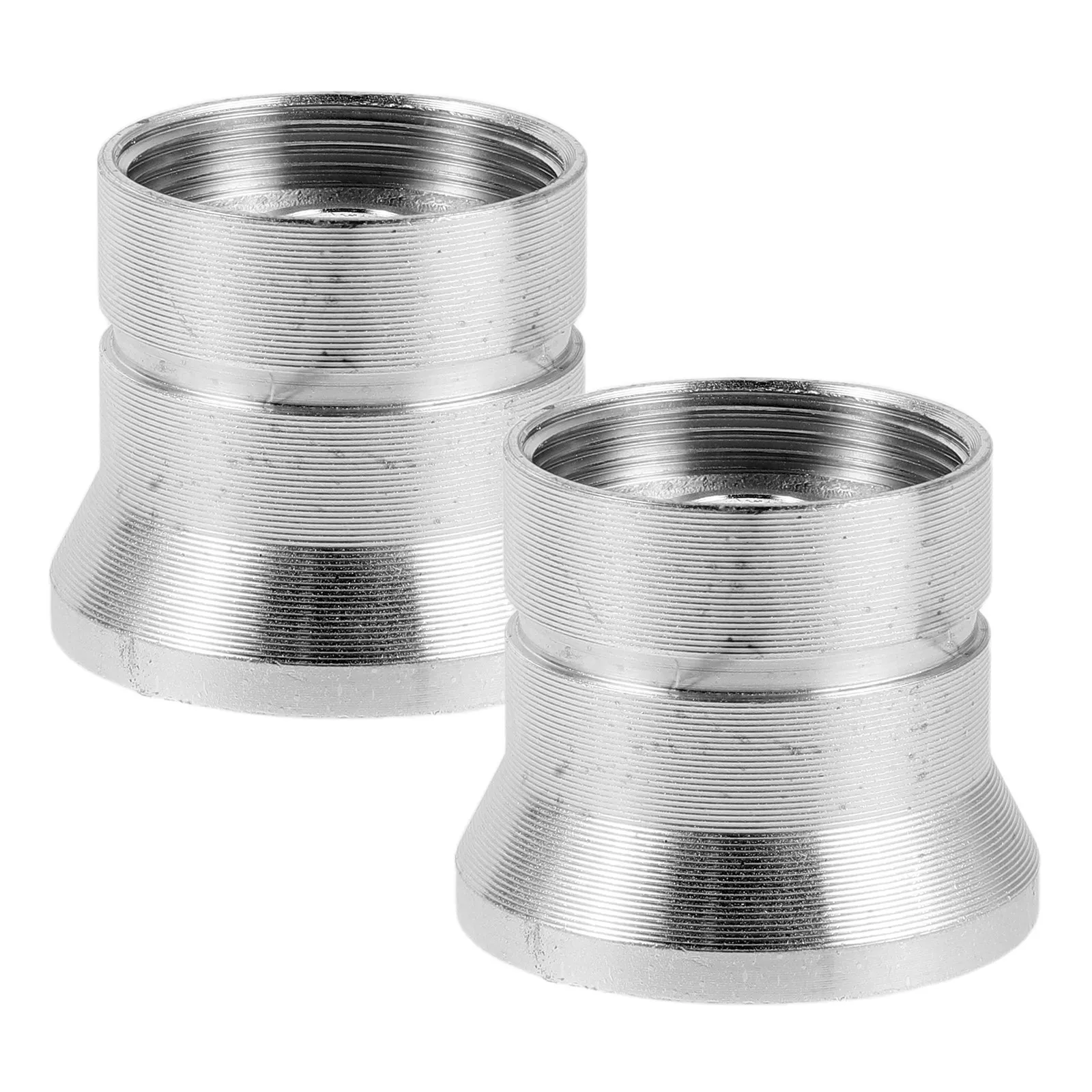 2Pcs LED Light Reflector Cup Replacement Metal Reflector Ring Accessory for Flashlight Spotlight High Efficiency Focused Beam