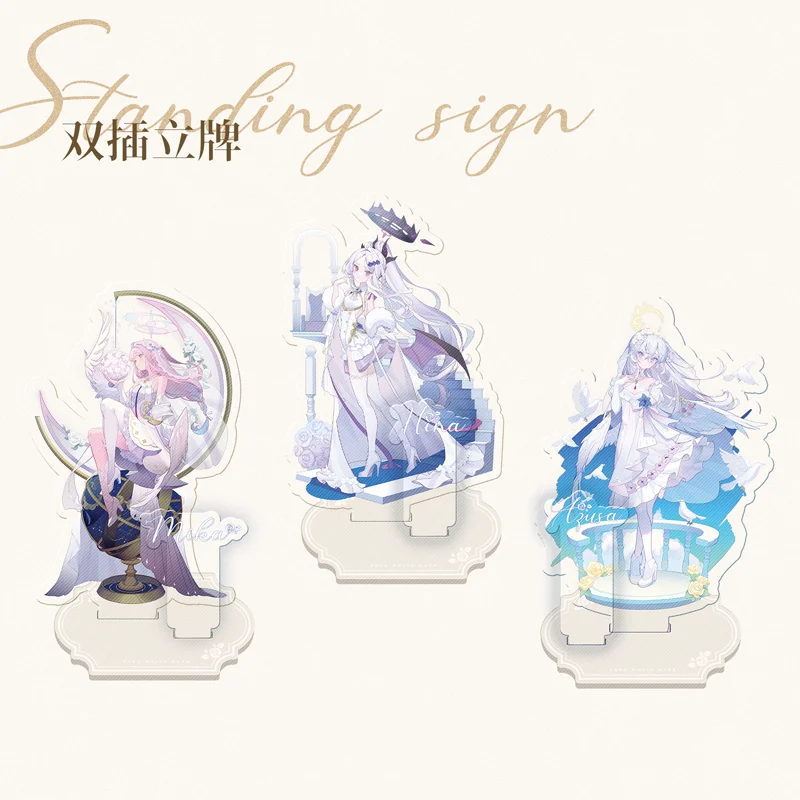 New Anime Blue Archive Shirasu Azusa Misono Mika Sorasaki Hina Cosplay Acrylic Stand Keychain Pendant Badge Pillows