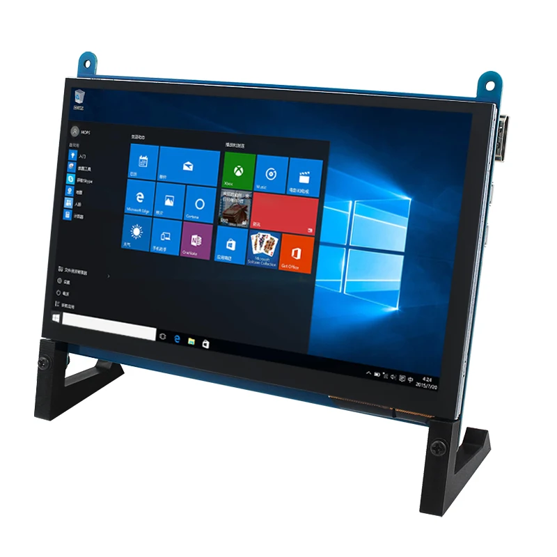 7 Inch Touch Screen 1024x600 HDMI-compatible IPS LCD Display Optional Holder for Raspberry Pi Orange Pi PC Secondary Screen