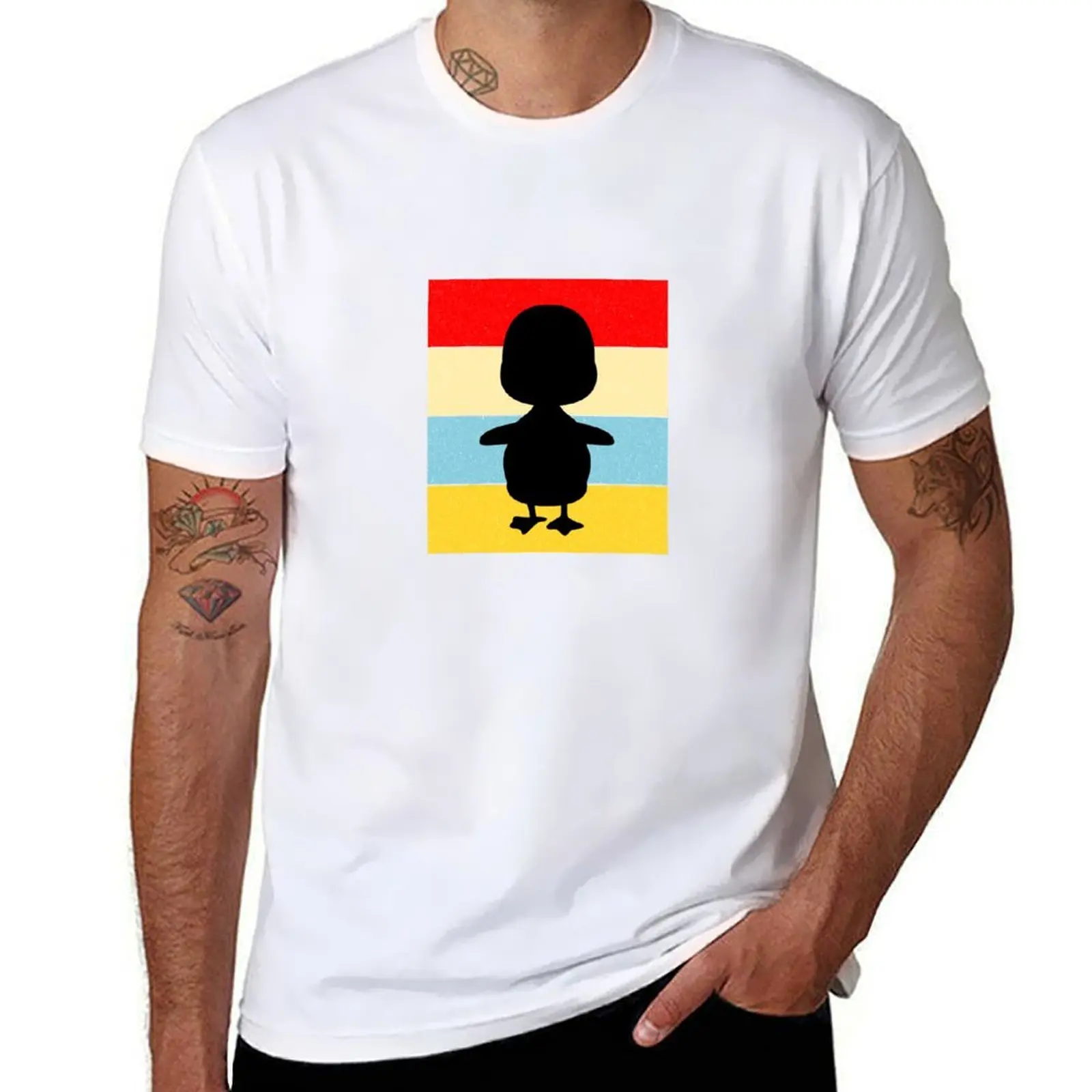

Duck Rubber duck Rubber duck Squid T-Shirt t shirts for man pack cotton t shirt man plain T-Shirt