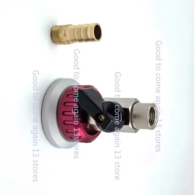 1Set Self Sealing Metal Vacuum Valve Nozzle Reusable Vacuum Bag Connector for Prepreg Process Fiber Resin Infusion
