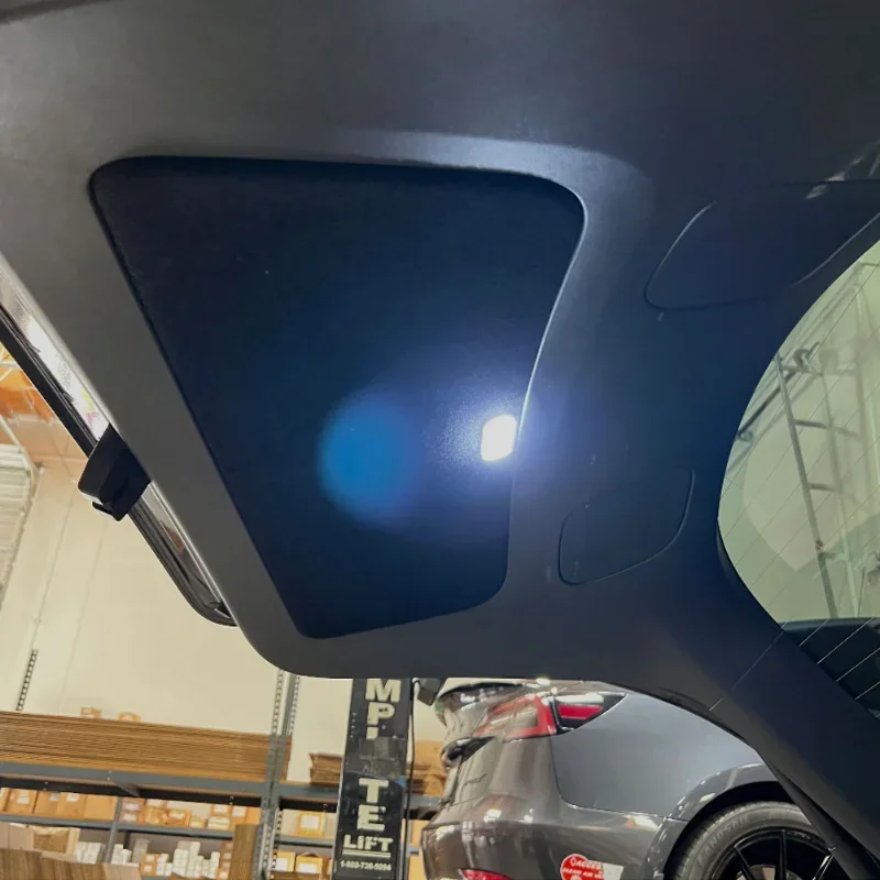 Tronco luzes LED para tesla, modelo Y 48, bagagem interior, conector original, cauda inicialização iluminação lâmpada, acessórios de substituição,