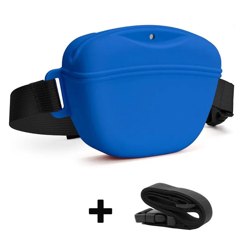 1x Silikon-Leckerlibeutel für Hunde, tragbare Hundetraining-Gürteltasche, Outdoor-Futterbeutel für Welpen, Snack-Beutel, Belohnungsbeutel mit Gürtel – Detail 12