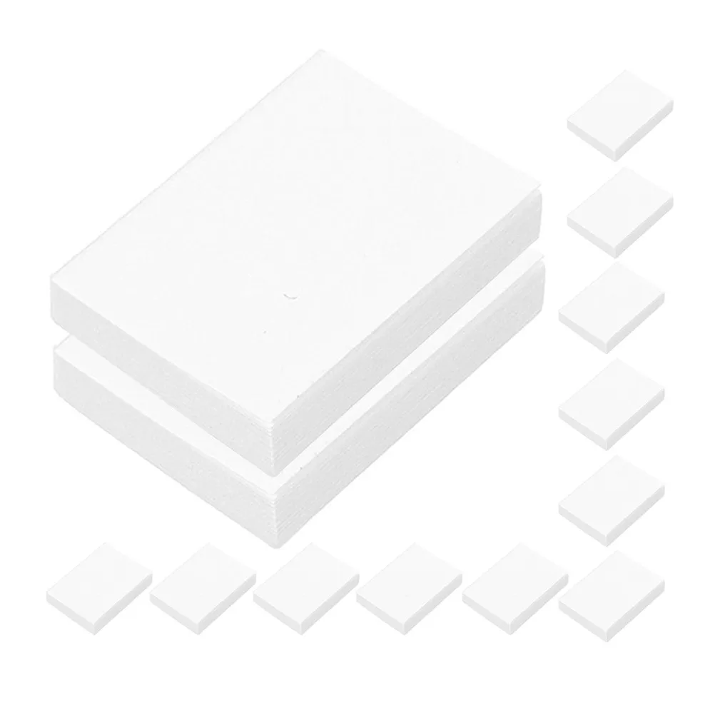 

80Pcs Miniatures Dollhouse Blank Books Set White Mini Books for Dollhouse Decoration DIY Accessories Micro Landscape Study Room