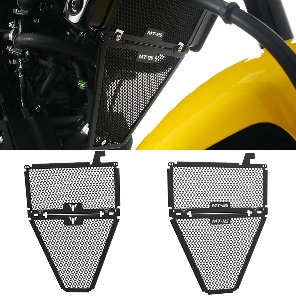 FOR Yamaha MT-125 MT 125 2020 2021 2022 2023 MT125 Radiator Grille Guard Oil Cooler Cover Protection CNC Motorcycle Accessories