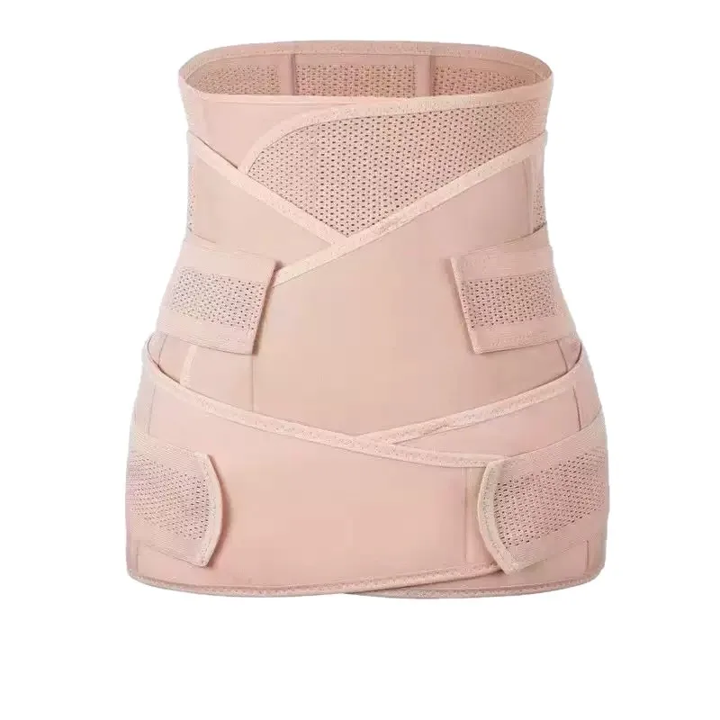 Adjustable Postpartum Abdominal Belt Cesarean Section Belt Thin Breathable Slimming Belt Pregnant Women Body Shaping Girdle
