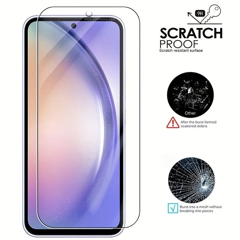 4pcs Tempered Glass For Samsung Galaxy A10S A20S A30S A40 A50S A70S A80 A90 Screen Protector Glass A10E A20E Protective Film