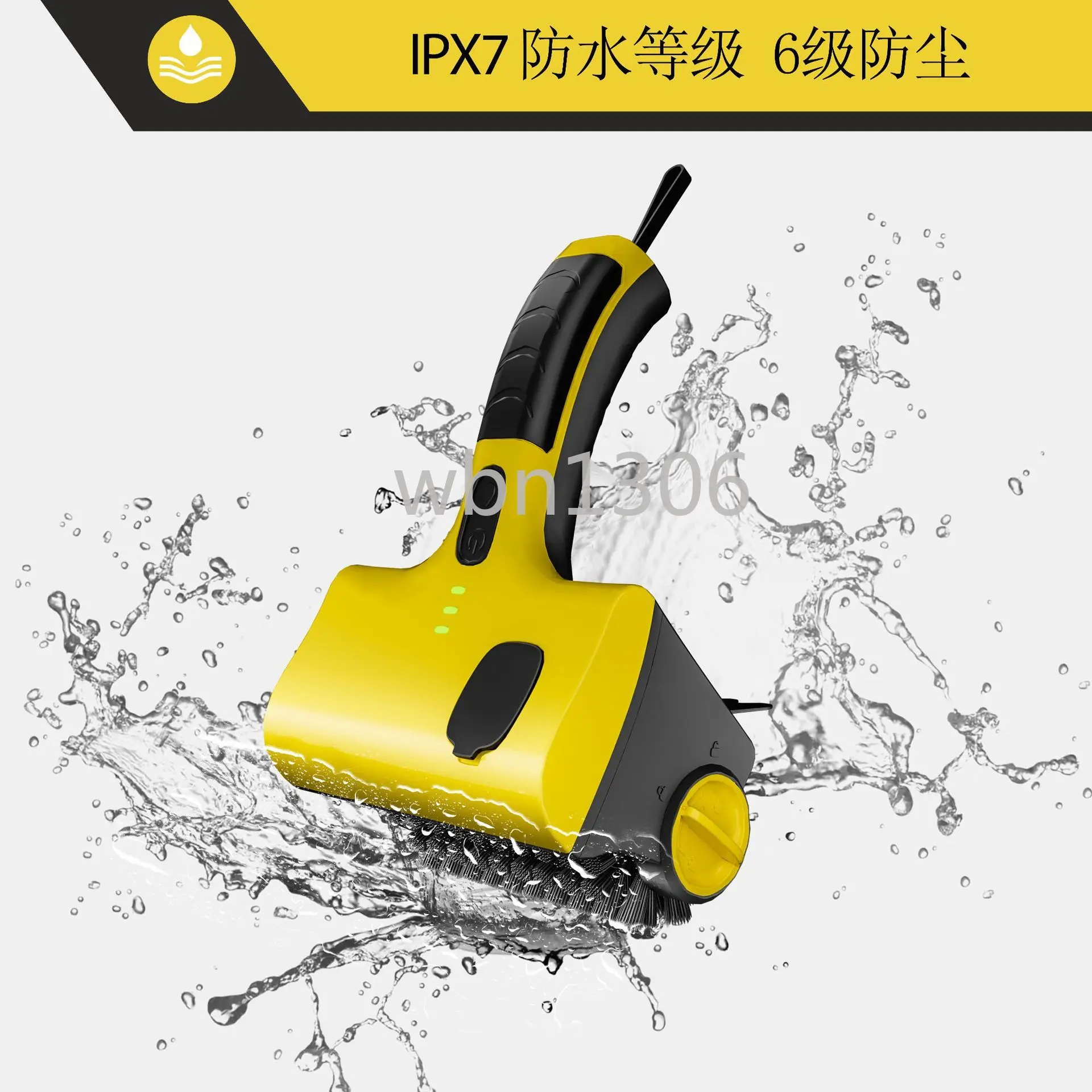 

Electric barbecue brush, household kitchen tile multi-function replaceable brush head wireless cleaning brush