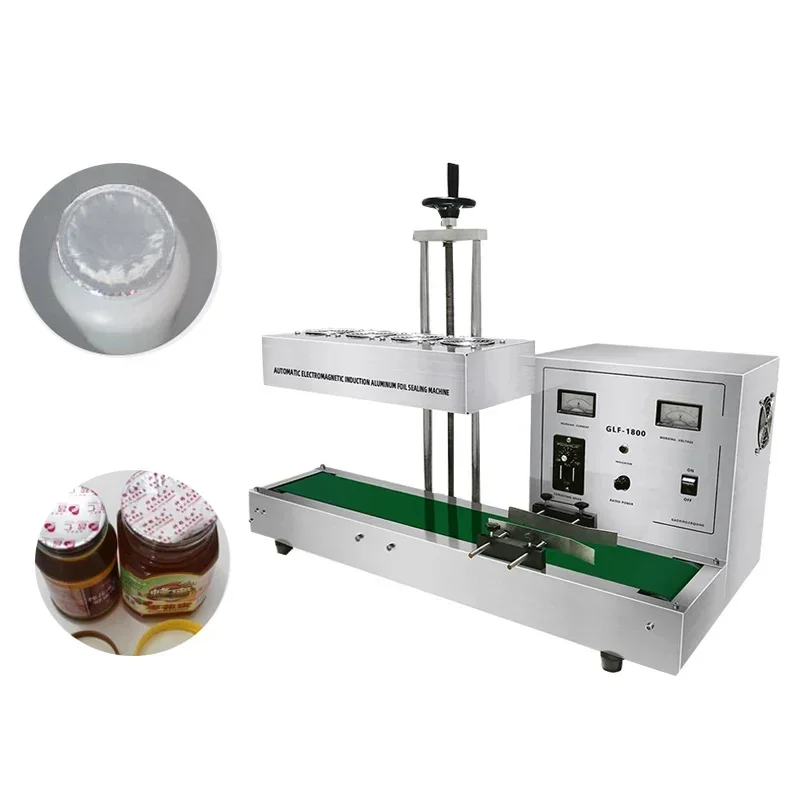 

Automatic Electromagnetic Induction Aluminum Foil Sealing Machine Tin Foil Gasket Oil Bottle Honey Plastic Bottle Sealer