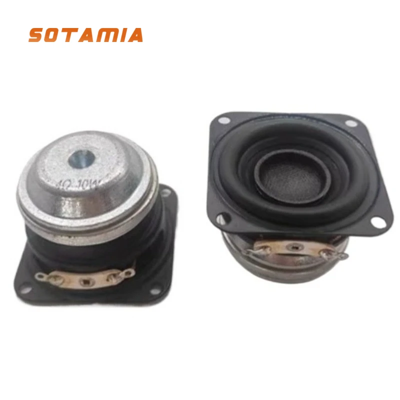 

SOTAMIA 2Pcs 1.5 Inch Full Range Sound Speakers 40mm 4 Ohm 10W Strong Bass Speaker Long Stroke Audio HIFI Loudspeaker for Bose