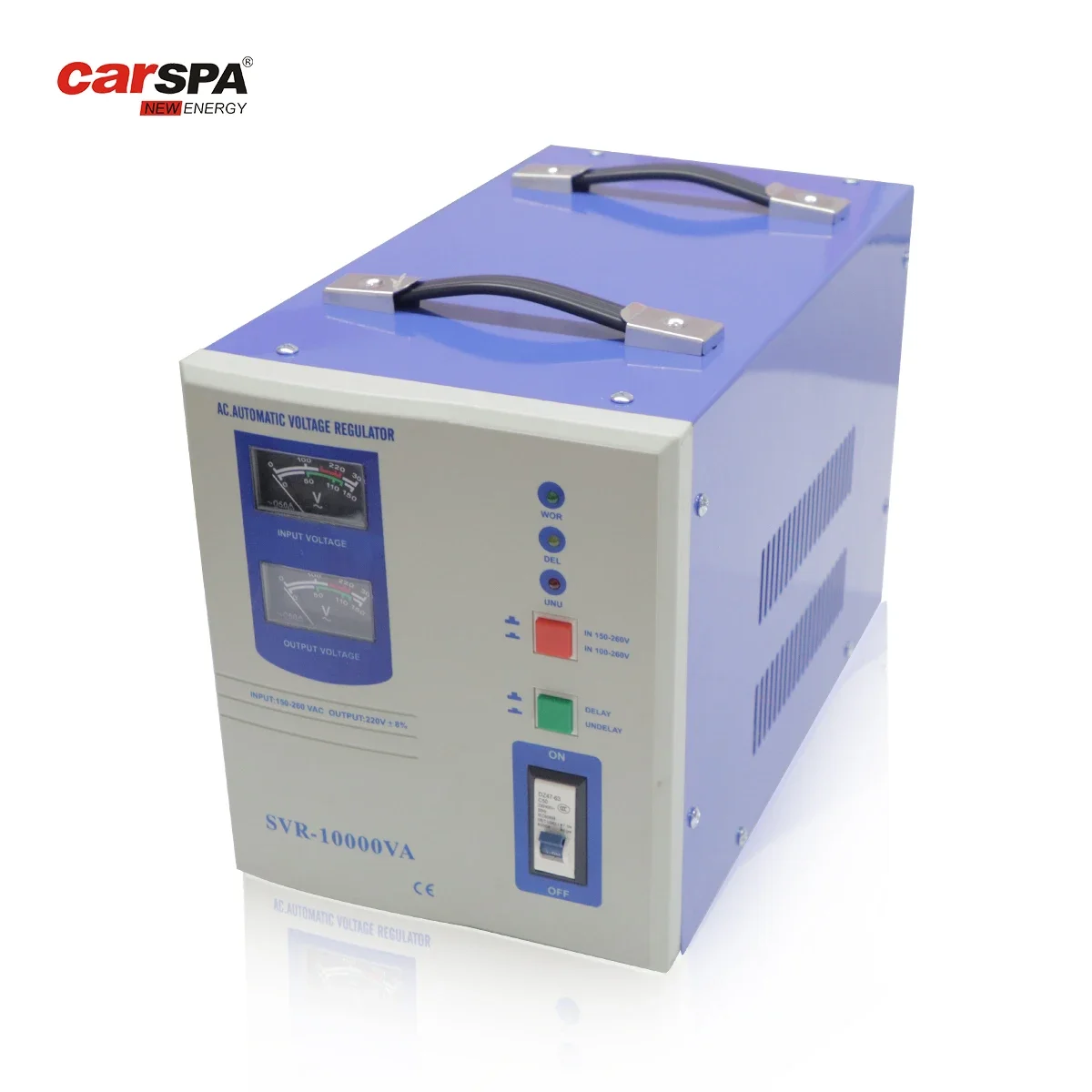 

Carspa Voltage Stabilizer 10000VA Single Phase automatic voltage regulator