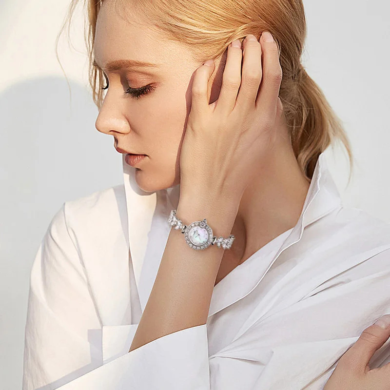 MIGE Original Miyota Quartz Woman Watch Waterproof Ladies Wristwatch Fashion Diamond Crystal Strap Watch For Women