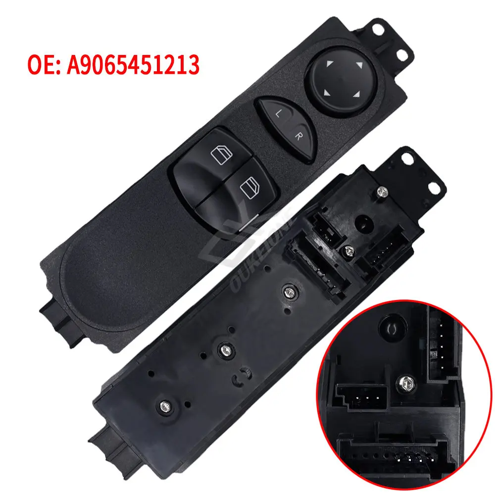 For Volkswagen VW Crafter Mercedes Benz Dodge Freightliner Sprinter Electric Window Switch Control Lifter Button Car Accessories