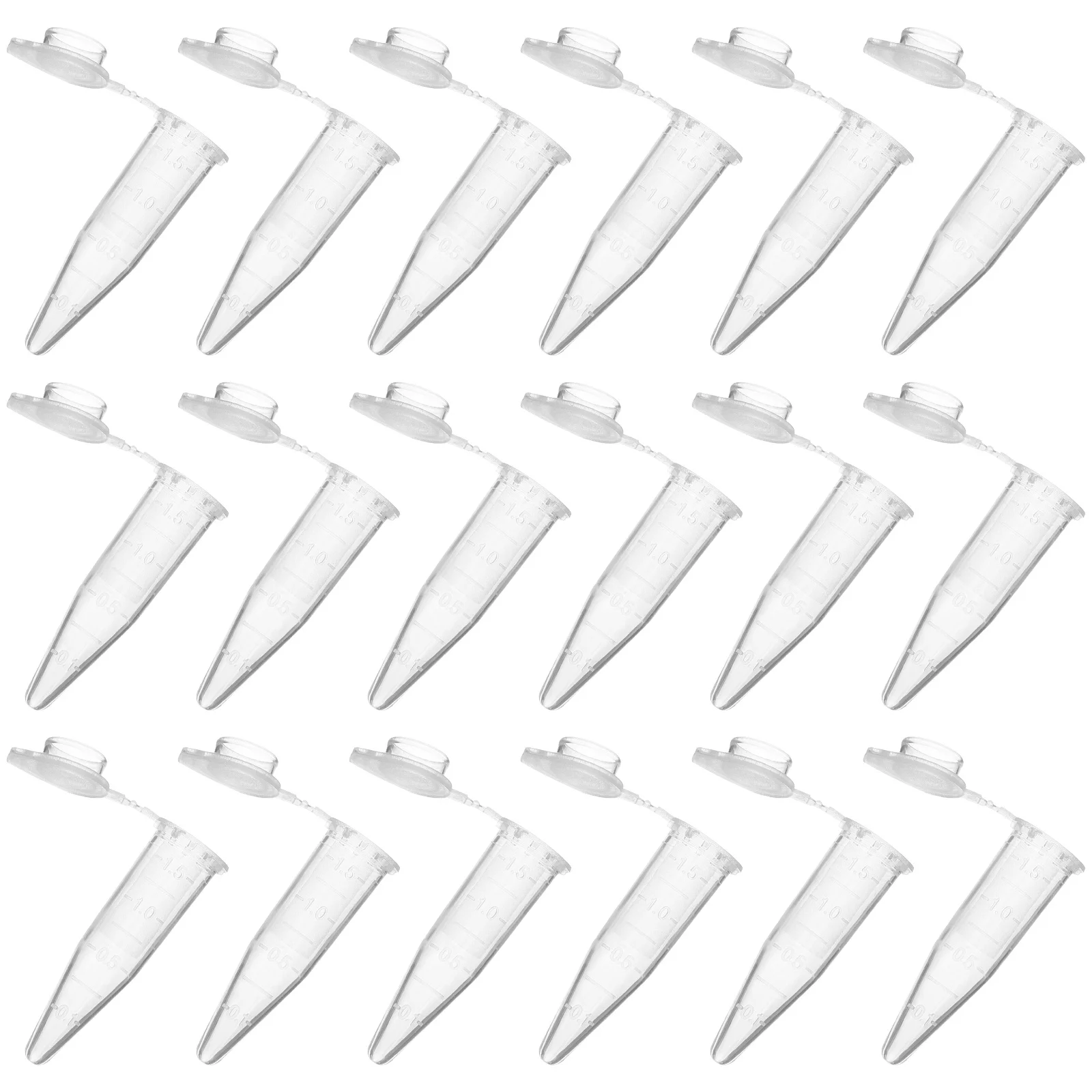 

500pcs Centrifuge Tubes 1.5Ml Plastic Small Laboratory Supplies Experiment Tools Sample Storage Sealing Vials For Science