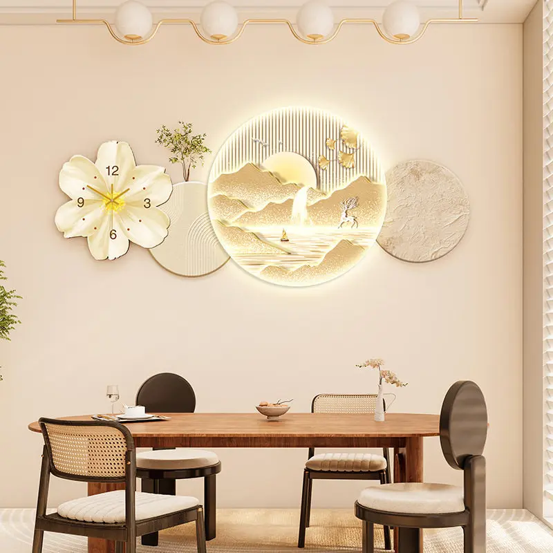 Bedrooms Led Clock Wall Digital Living Room Restaurant Fashion Creative Design Wall Clocks Bedrooms Reloj De Pared Home Decor