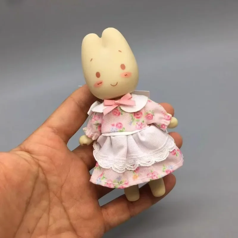 Japón lindo conejo de jazmín falda de flores conejito muñeca móvil bolsa colgante lindos juguetes adornos colección regalos para niños