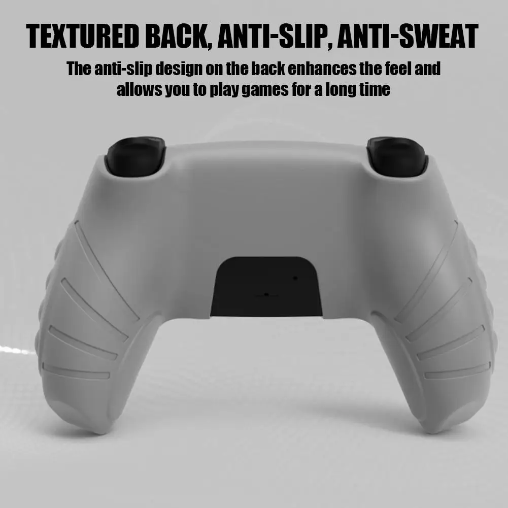 For Ps5 Handle Silicone Protective Cover Silicone Handle Cover Sweatproof Anti-slip Game Console Accessories