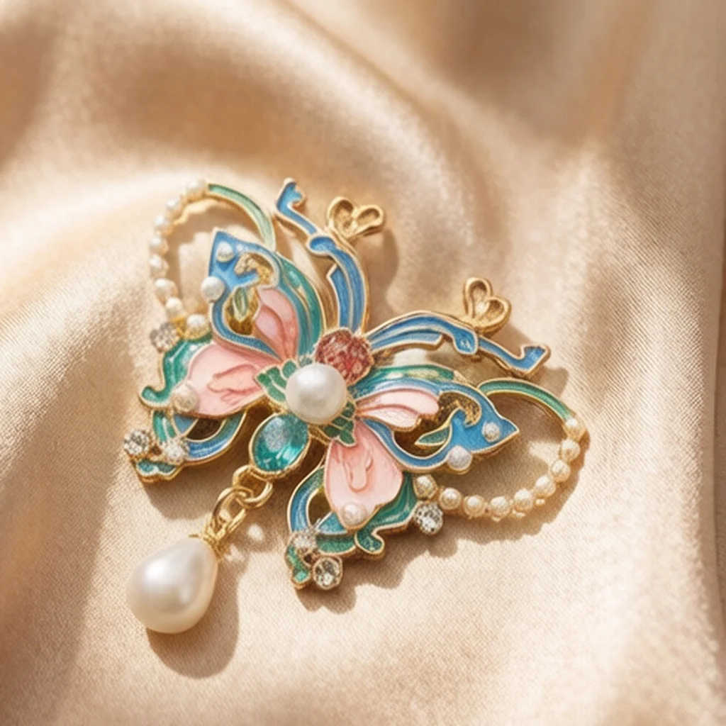 Trend 26 Anti-Exposure Accessory, High-End Shoe Metal Badge, Shoe Badge, Pin, Bag Accessory, Bow Tie Accessory, Niche Decoration, Clothing Pin, Light Luxury Waterproof, Wedding Guest Brooch, European Retro, French Style, Unique Lapel Pin, Decorative Buckle, Silk Clip, Elegant