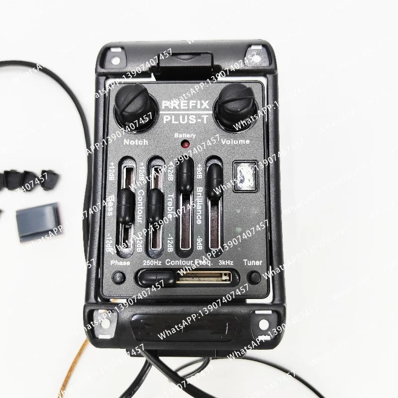 Pastillas para Guitarra Acústica Matrix Preamp Integrado EQ Ecualizador con Afinador y Piezo Suave