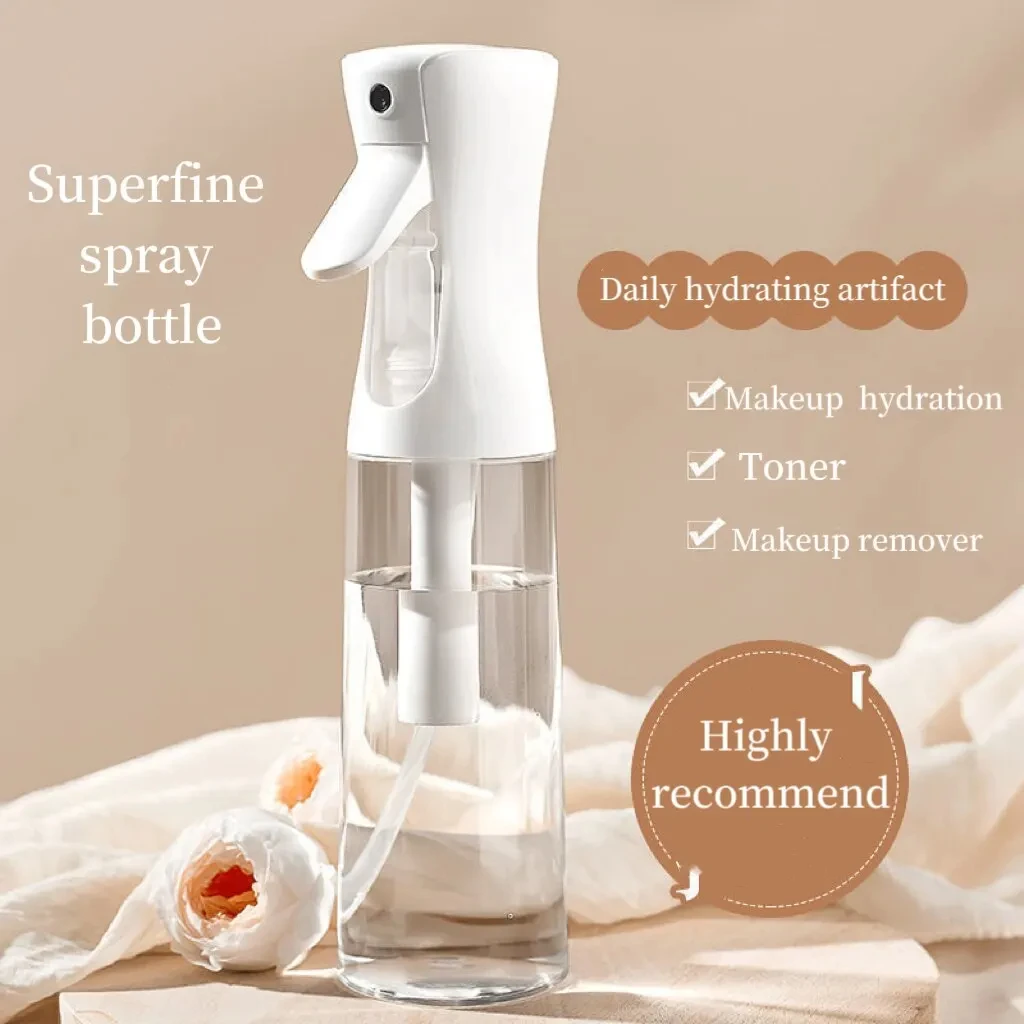 200ML Pressure Spray Bottle Continuous High-pressure Skin Toning Lotion Essence Bottle Ultrafine Atomization Disinfection Spray