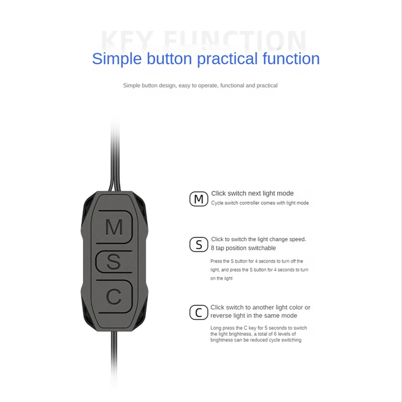 COOLMOON ARGB Mini Controller With Lengthen Cable Wide Compatibility 5V 3-Pin To SATA Power Supply RGB Sync Controller