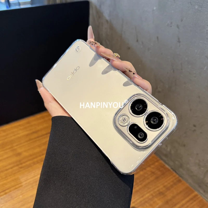 حافظة رفيعة للغاية وشفافة بدون إطار لهاتف OPPO Find X9 X8 X6 Pro X7 Ultra X8s Plus حافظة صلبة شفافة مضادة للصدمات #4