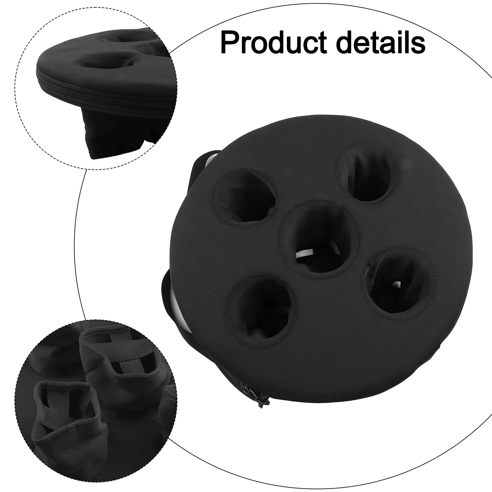 

Держатель для напитков в бассейне Плавающий поднос Легко держать из пенопласта и ткани Легкий и портативный Сборка не требуется