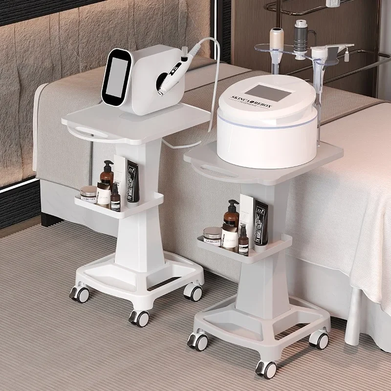 Beauty Instrument Cart Beauty Stroller Beauty Salon Small Bubble Trolley Medical High-end Mobile Rack