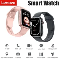Reloj Inteligente Lenovo 4G para Niños con Tarjeta SIM, Llamadas, Cámara HD, Ubicación GPS, SOS, Resistente al Agua IP67, Linterna LED, Regalo para Niños y Niñas