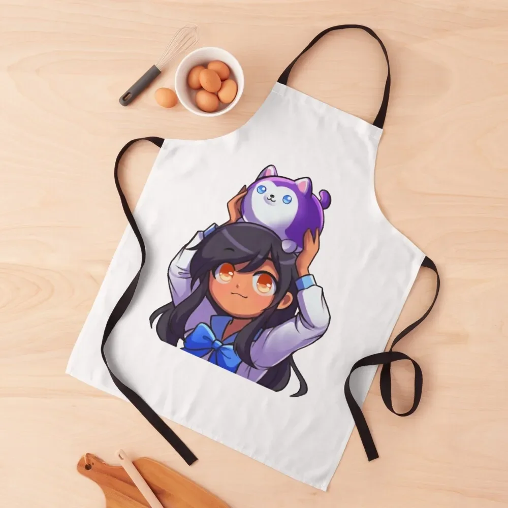 

aphmau and cat Apron Cleaning Products For Home Woman Kitchen For Nail Stylist New year's Apron