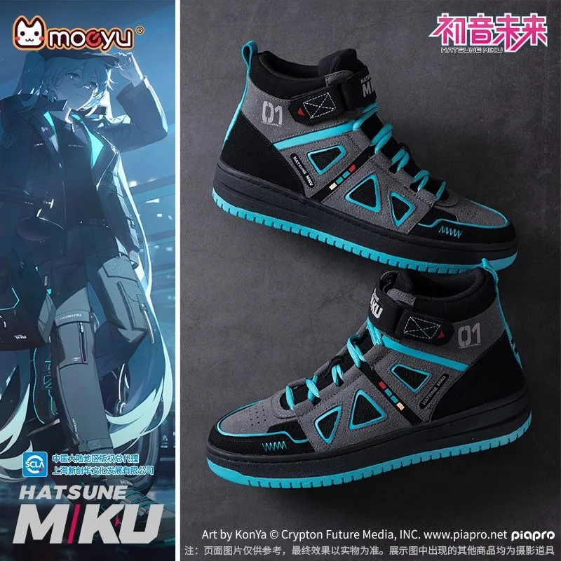 Heißer Hatsune Miku Schuhe für Männer Vocaloid Cosplay Männlichen Turnschuhe Frauen Tennis Sport Sportlich Anime Figur Schuhe Casual Schuhe Geschenk